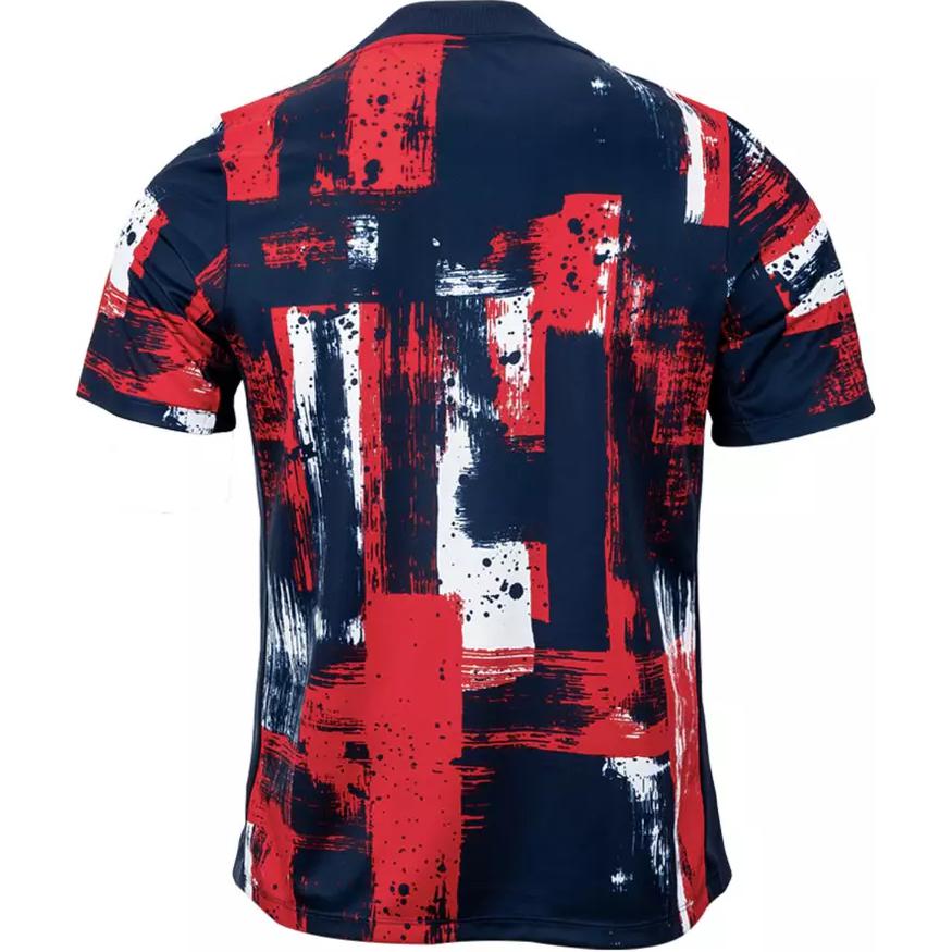 Nike Maglia da Calcio Pre-Partita Uomo PSG Academy Pro Casa Dri-FIT Blu Navy Rosso FN9657-411