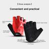 Gloves Breathable Short Finger Cycling Gloves, Thickened Palm Pad, Shock-Absorbing And Anti Slip Outdoor Sports Gloves