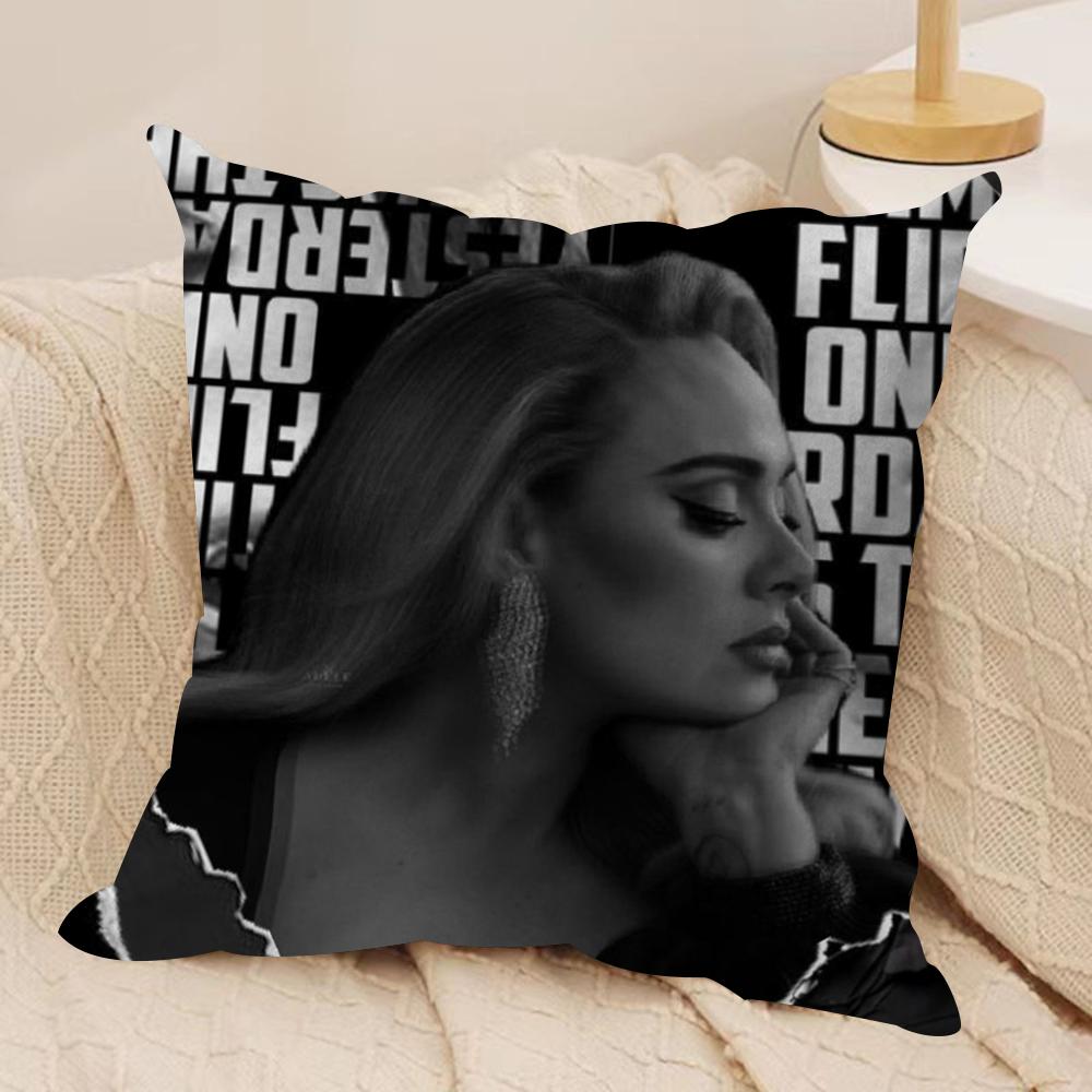 Hot Singer A-Adele 30 Cushion Cover Soft Plush Double-Sided Printed Sofa Pillow Cushion Cover | Cozy All-Season Decor Gift