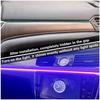 Acrylic Interior Car LED Lights With Remote And Wireless APP 6 In 1,Ambient Lighting Kits Fiber Optic Strip LEDs,16 Million Colors Music&DIY Function