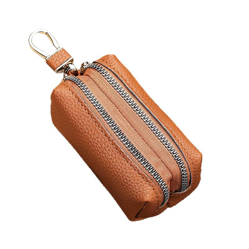 Double-Layer Multifunctional Key & Coin Purse for Men & Women - Large Capacity Card & Car Key Holder