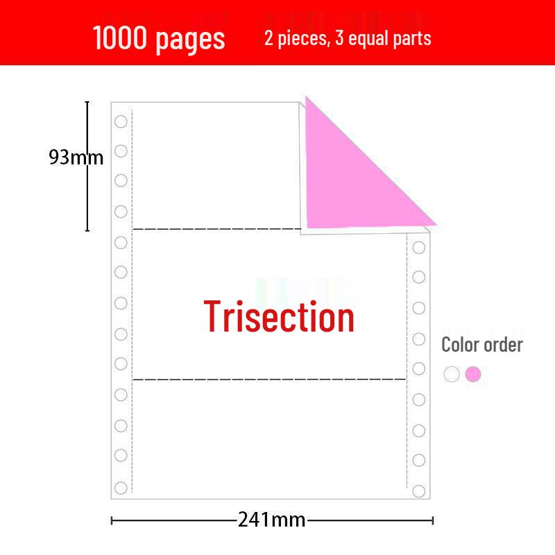 Multi-part Computer Print Paper: One, Two, Three, Four, Five-Part; Includes Delivery Note and Receipt Forms