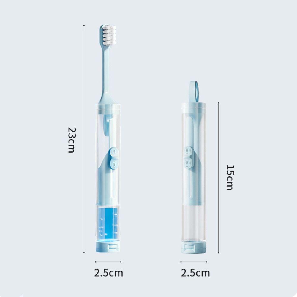 Distributeur de dentifrice 3-en-1 Boîte de rangement pliable pour tube de dentifrice pour le camping en plein air et les voyages