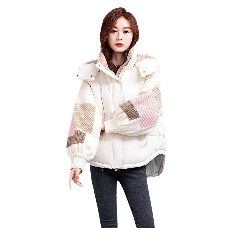 Down cotton-padded clothes women's winter small short cotton-padded clothes fashionable thickened small cotton-padded jacket