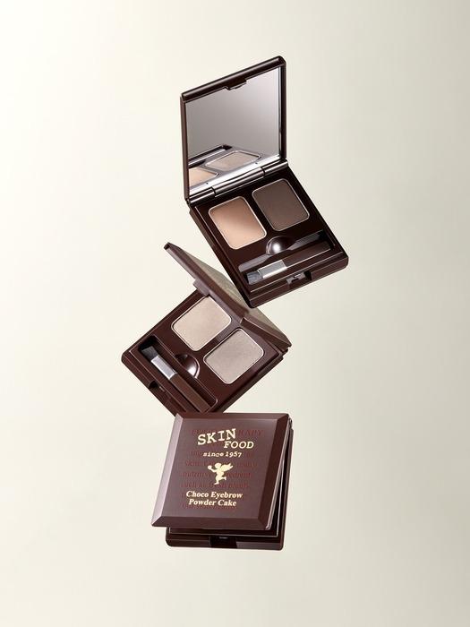 SKINFOOD [Choco EYE Duo] Choco Slim Pencil No. 1-4 + Powder Cake No. 1-2