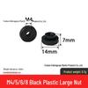 M4-M8 Transparente PVC-Saugnapf mit Gewindestange
