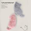 Cartoon Cute Cat Plush Pencil Case With Large Capacity For School Supplies And Makeup Storage