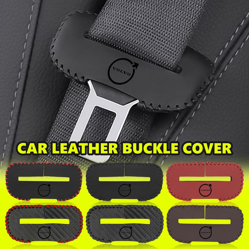 cpbkt6 Car Seat Belt Buckle Protector Sleeve Anti Scratch Cover For Volvo S60 S80 S90 C30 XC40 XC60 XC70 XC90 V40 V60 V90 T6