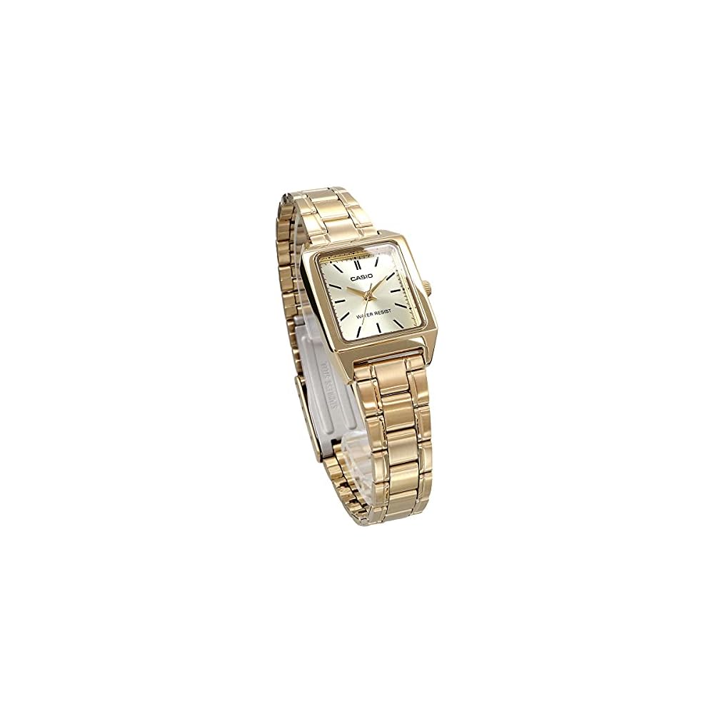 Casio Quartz Women's Wristwatch LTP-V007G-9E Champagne Gold Elegant Design