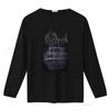 Opeth Cementerio Metal Música Banda Camiseta Negra Roja Mediana M Diseño Gótico vintage Lavada Transpirable moda Unisex Casual