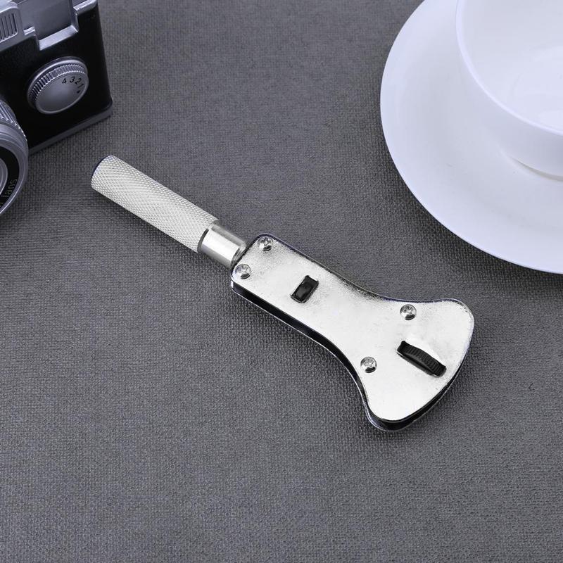 Compact Three-Jaw Watch Repair Tool for Removing Back Covers and Changing Batteries, 37CM