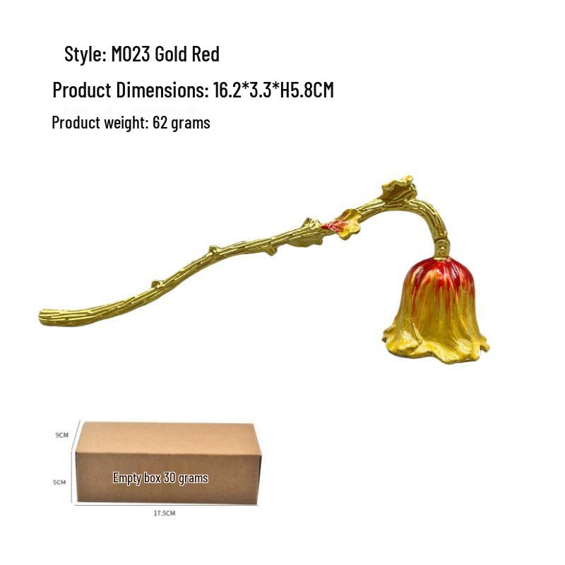 European Retro Handheld Candle Snuffer and Cover, Light Extinguisher Bell Tool, Perfect for Gifts.