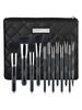 New 12 makeup brushes cover brush black soft hair loose powder brush foundation brush eyeshadow brush eyelash brush multi-functional beauty