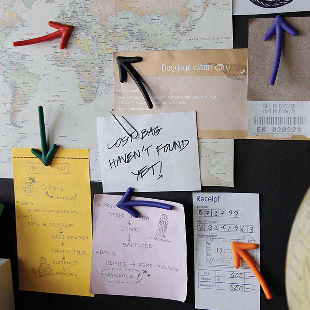 Message Holder Refrigerator Ornament Magnetic Stickers Succulent Bonsai Fridge Magnet Arrow Balloon