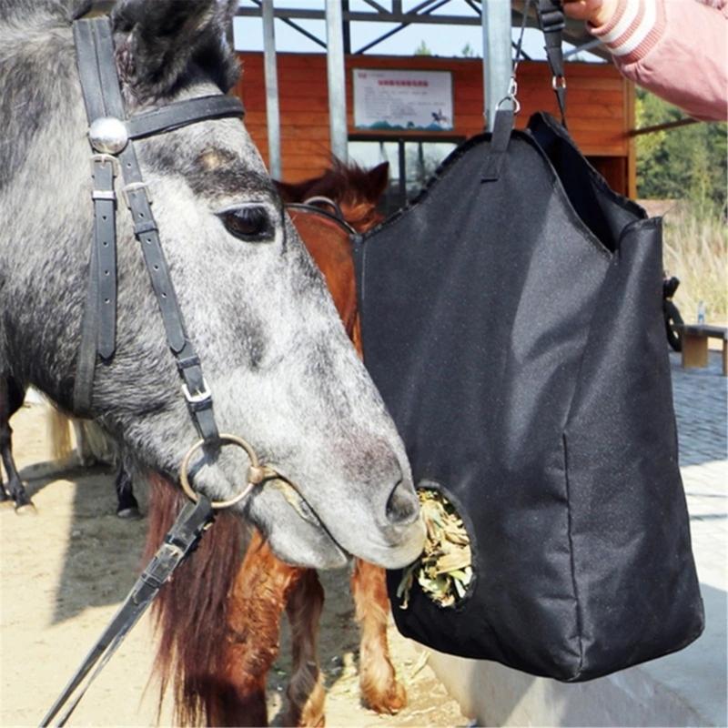 Large Capacity Horse Feed Storage Bag Hays Carriers Horse Hays Bag Horse Feeding Bag Horse Feeding Accessories for Stall