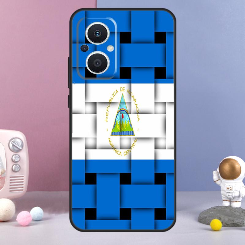 Nicaragua Flag Funda For OPPO Reno 8 Lite 11F 12F 13F 14F 10 11 12 13 14 Pro OPPO Find X9 X5 X6 X8 Pro Case