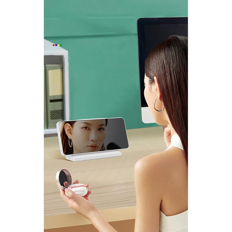 Digital Alarm Clock Colorful Screen Large Display Modern Desk Electronic Clock For Bedroom Home