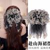 Fashion Big Hair Clip Trend Hairpins Butterfly Yarn Barrette Headband For Women Girl Korea Trend Hair Accessories Jewelry