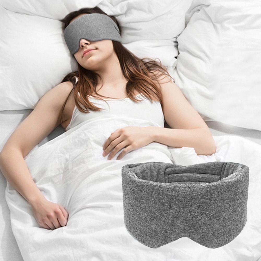 Cotton Material Blindfold Eye Cover Soft Texture Eye Shade Blindfold Eye Patch  Sleep Aid
