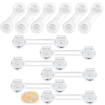 FUGSHIYI Child Door Locks for Drawer Door Sliding Door Refrigerator Sliding Door Set of Screen Door Swing Door No Drilling Will Not Damage Furniture