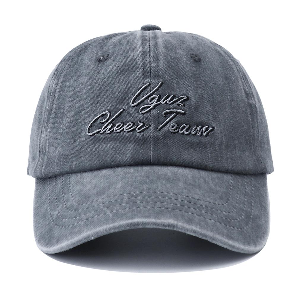 Unisex Letter Embroidery Washed Cotton Baseball Cap Adjustable Vintage Distressed Dad Hats for Women Men Gorras Para Hombres