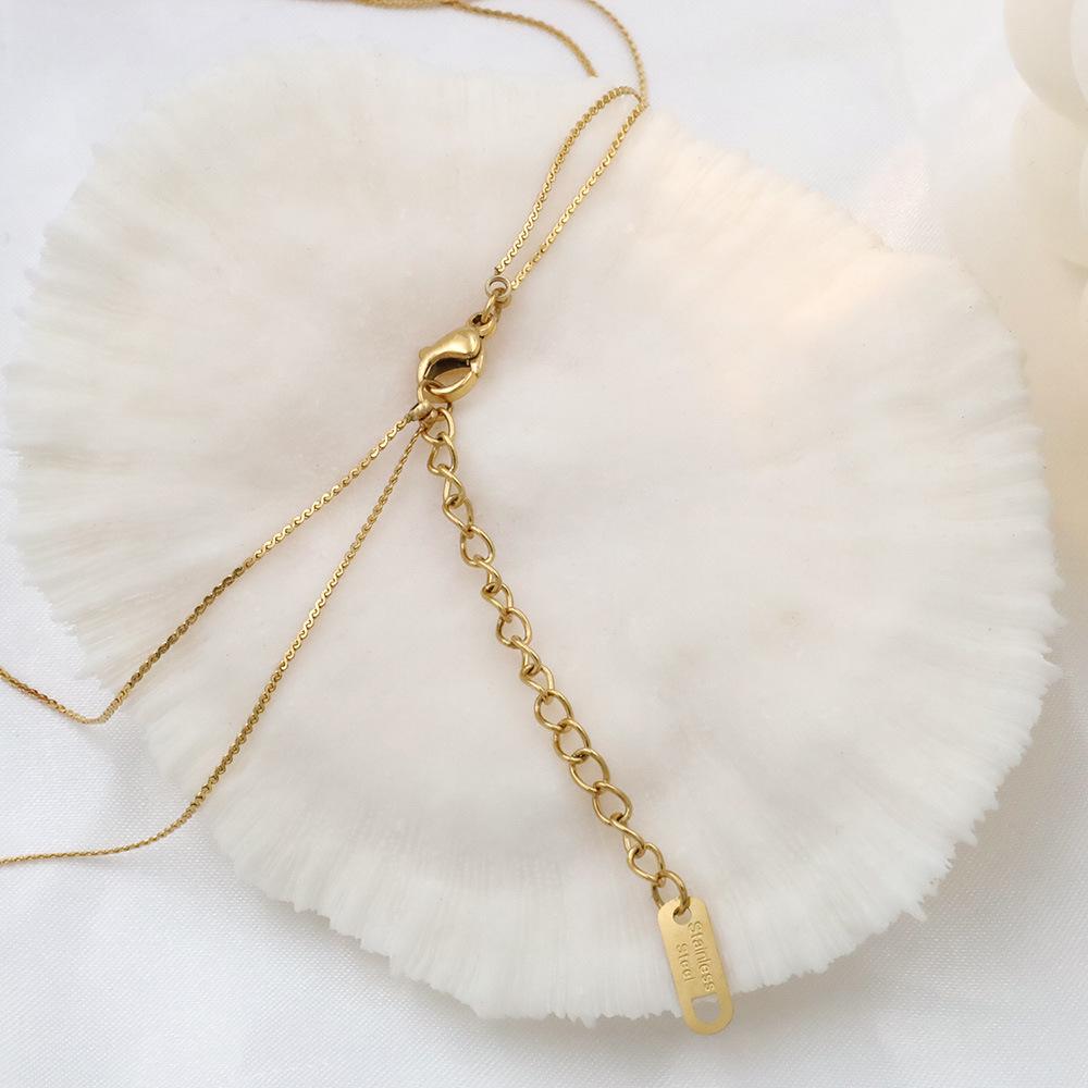 Accessories Temperament Long Sliding Bead Clavicle Chain Stylish And Simple Double Layer Stacked Bead Necklace Women'S Premium