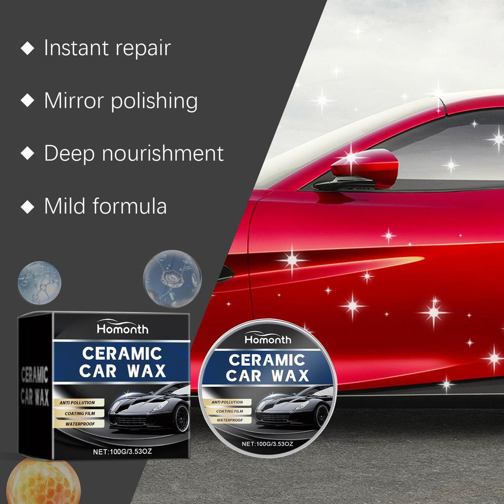 Homonth Car Scratch Coating Paste Repair Scratches Polishing Refinishing Polish Coating Wax