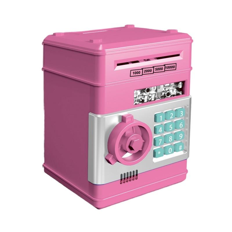 Smart Password Piggy Bank for Kids - Automatic Bill Rolling & More