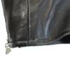 Green Label Relaxing Leather Double Riders Jacket 40 Black Women Used