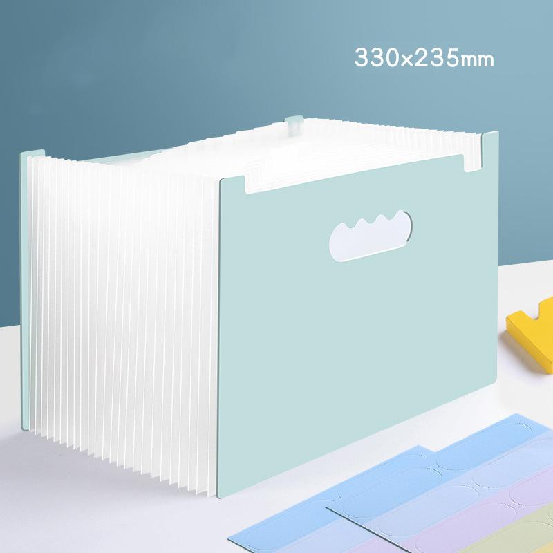 A4-College-Ordner, Dokumentenablage, Halter für Finanzkarten, Schulrechnungen, geldsparender Aufbewahrungs-Organizer mit Etikett, Index-Etikett