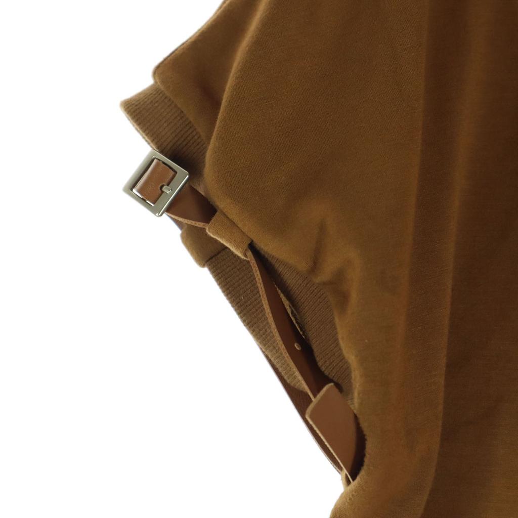 AMERI UNDRESSED Short sleeve T-shirt F Brown With sleeve belt Women Used