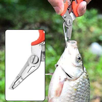 3 ks Rybářské kleště Nerezová ocel Odstraňovač rybích háčků, Odolné vůči slané vodě Rybářské nůžky na pletené šňůry Nůžky na pletené šňůry