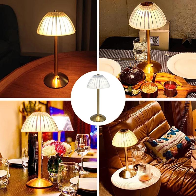 Led Tafel Bureau Lamp Retro Bar Oplaadbaar Licht Kamer Decoratie Lamp Camping Lichten Slaapkamer Koffie Decoratie Kamer Nachtlampjes