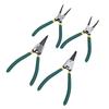 4PCS 7 Inch Internal External Snap Ring Pliers Set with Straight Bent Jaw for Removal and Installation of Automotive