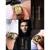 Top Luxury Golden Full Stainless Steel Men Aautomatic Mechanical Watch Business Hollow Men's Watches Waterproof Mechanical Gifts