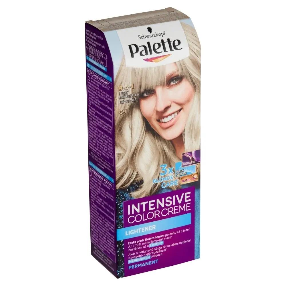 Palette Intensive Color Creme Permanent Hair Dye, No. 9.5-1 Silver
