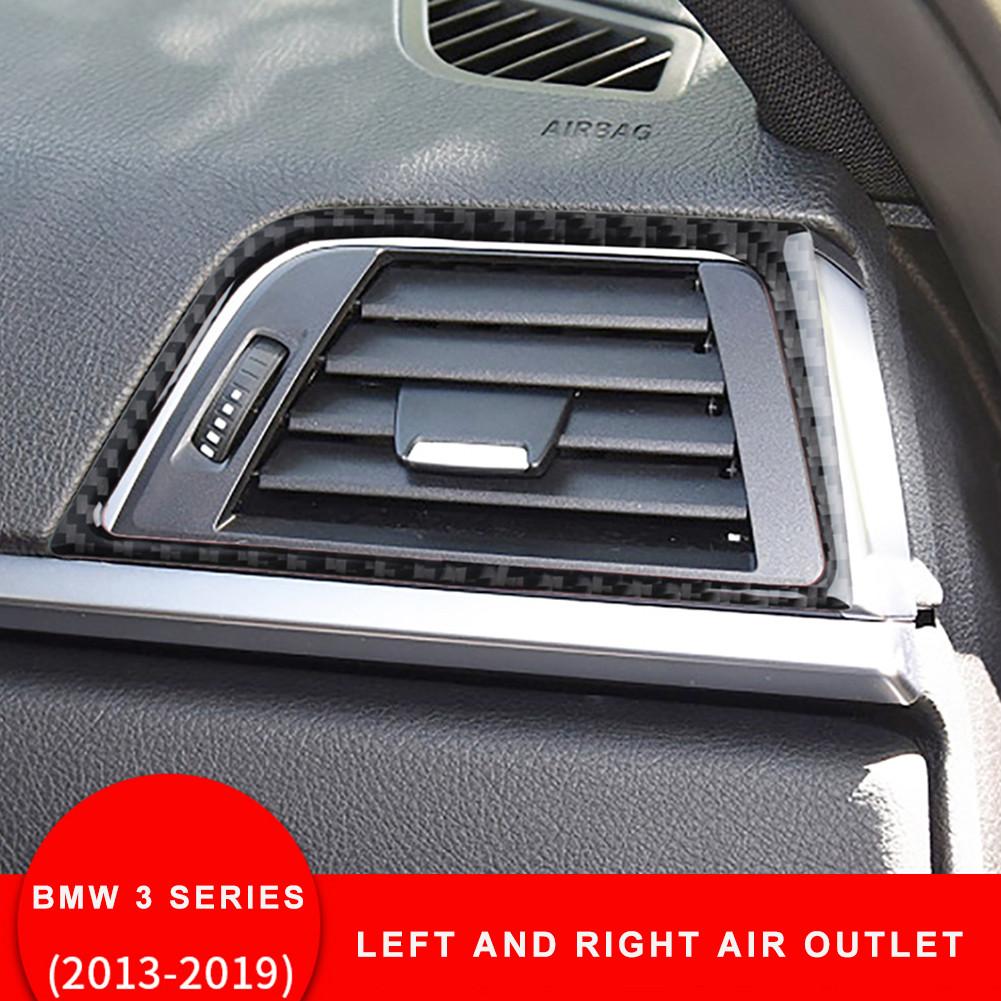 Black Car Interior Decoration Protection Carbon Fiber Sticker For BMW F30 F34 2013-2017 Auto Styling Accessories