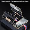for Samsung Galaxy Z Fold 6 Phone Case [Luxury Premier Genuine Leather] [Full Body Hinge Protection] [Built-in Screen Protector] [Kickstand Slim