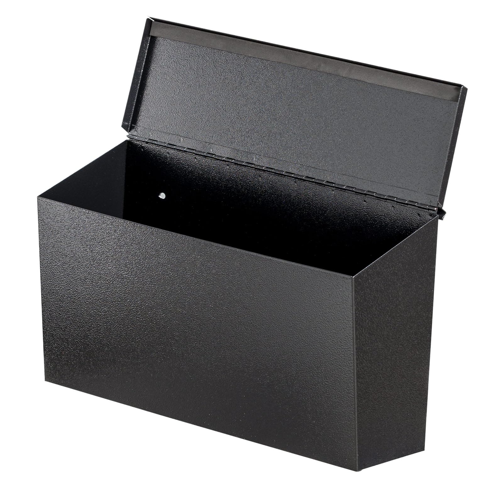 

Hachibanya Outdoor Perfect for Tool or Home 40cm Wide x 12cm Long x Black Wall-Mounted Mailbox, Storage, Storage, Entrance, Garden, Use, чёрный