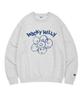 WACKY WILLY Big Lily Sweatshirt Light Gray
