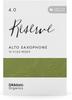 WoodWinds Blätter für Alt USDA Organic RESERVE ODJR1040 Packung mit 10 D'Addario D'Addario Saxophon, Zertifiziert, [Härte 4.0],
