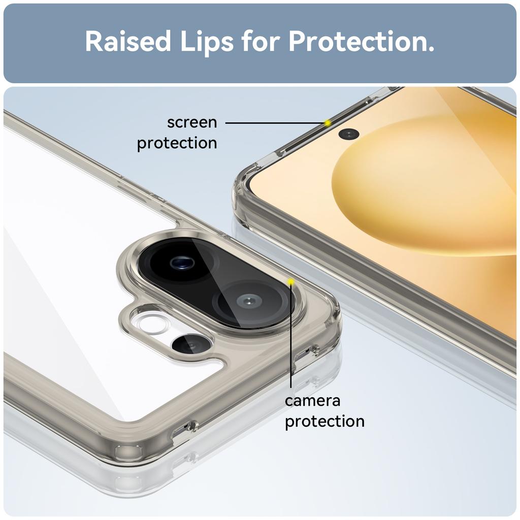 For Vivo S30 5G/V60 5G Case TPU+Acrylic Protective Clear Phone Cover