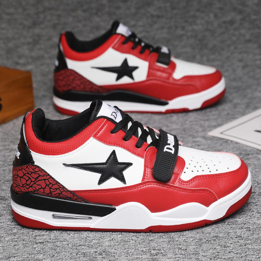 Buty wiosenne nowa skórzana powierzchnia oddychające codzienne buty sportowe buty na platformie codzienne buty do biegania