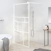 VidaXL Shower Wall Bathtub Partition Bathroom Accessory Shower Partition Home Interior 100x195 Cm ESG 151870