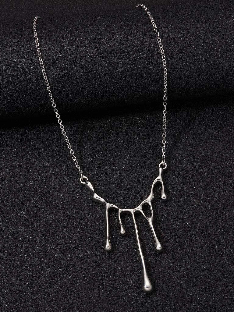 A Fashionable and Popular Men's Creative Pendant Necklace Stainless Steel Punk Hip-hop Pop Style, Can Be Used As a Jewelry Gift, Daily Wear