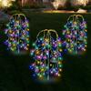 Outdoor LED Solar Fairy Lights Waterproof Landscape Pathway Decor Lawn Lamp for Villa Street Patio Balcony