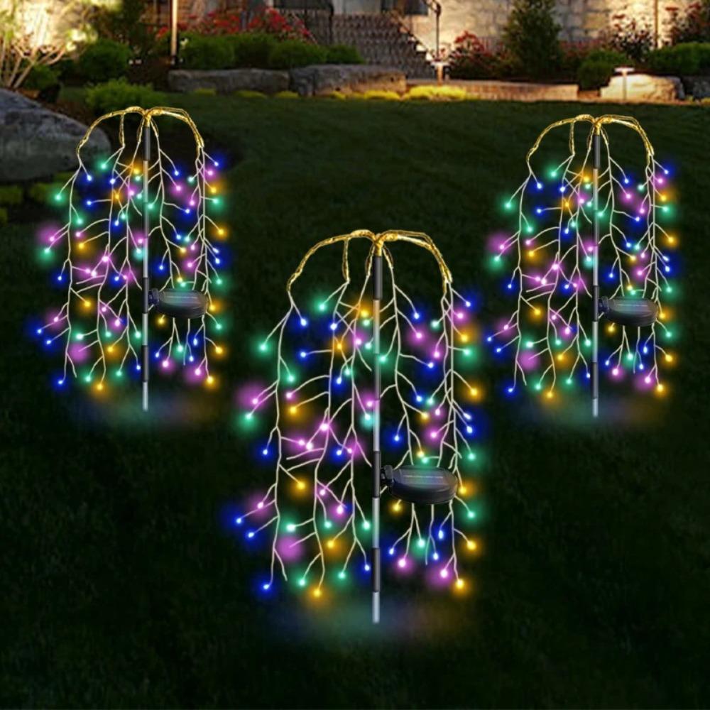 Outdoor LED Solar Fairy Lights Waterproof Landscape Pathway Decor Lawn Lamp for Villa Street Patio Balcony
