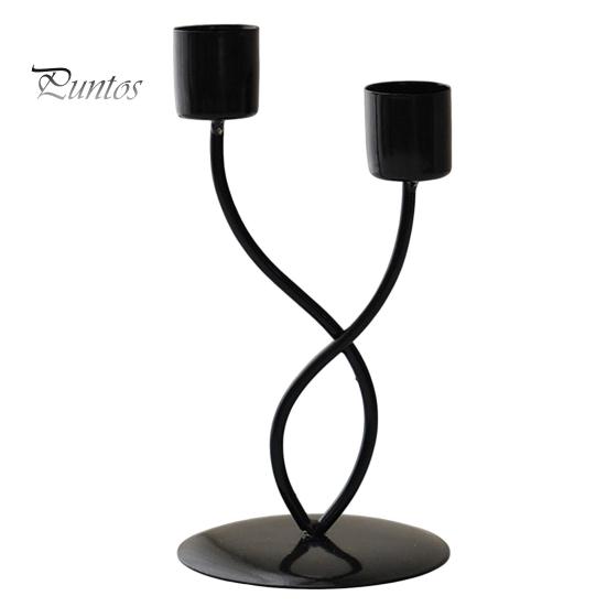 Taper Candle Holder Metal Curved Candle Holder Table Centerpiece Tapered Pillar Candles Holder for Wedding Festive Decor
