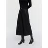 ELLE Women's Embroidered High-Waist Wool Blend Culottes