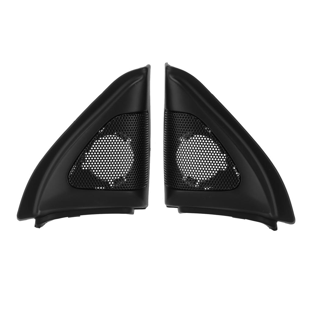 Pair Car Door Speaker Cover Audio Tweeter Trim Black Replacement for Corolla 2003?2006